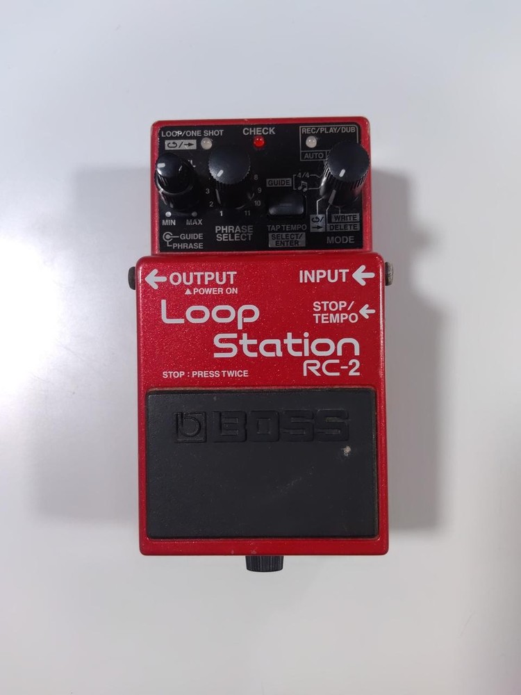 BOSS RC-2 Loop Station Looper Pedal 16 Min Record Time Phrase Memory