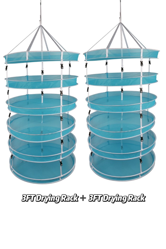THEPROTECTOR Drying Rack Net 3FT＋3FT 6 Layer Scale Included Racks Assembled