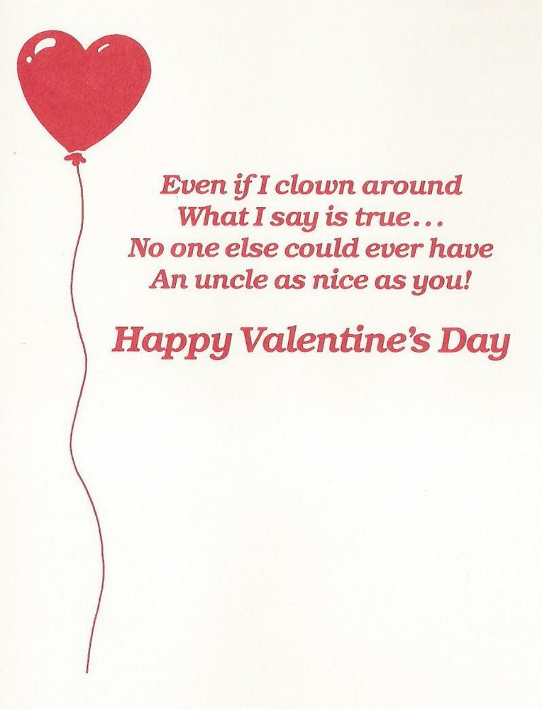 Happy Valentine's Day Uncle (V3)