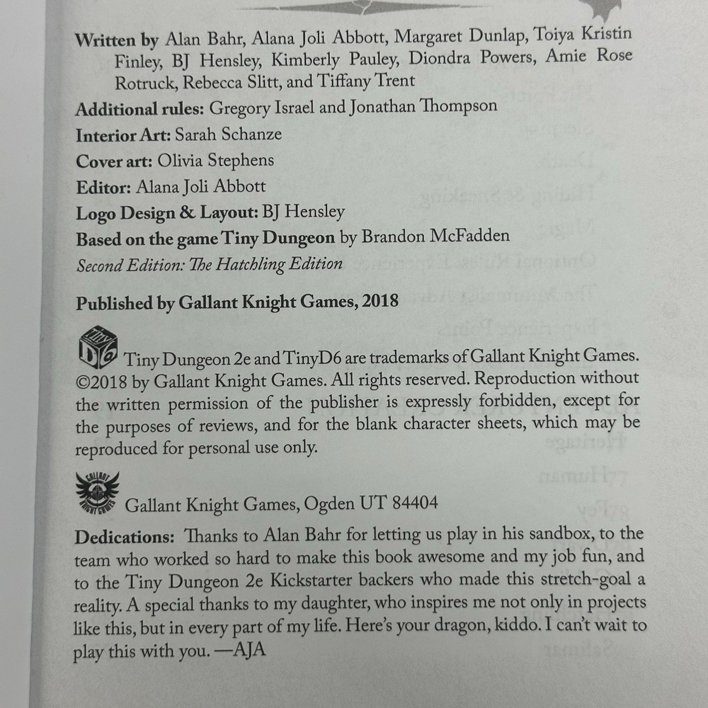 Tiny Dungeon - The Hatchling Edition