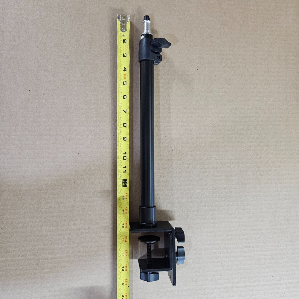 Adjustable Desk Mount Telescoping Light Stand C Clamp