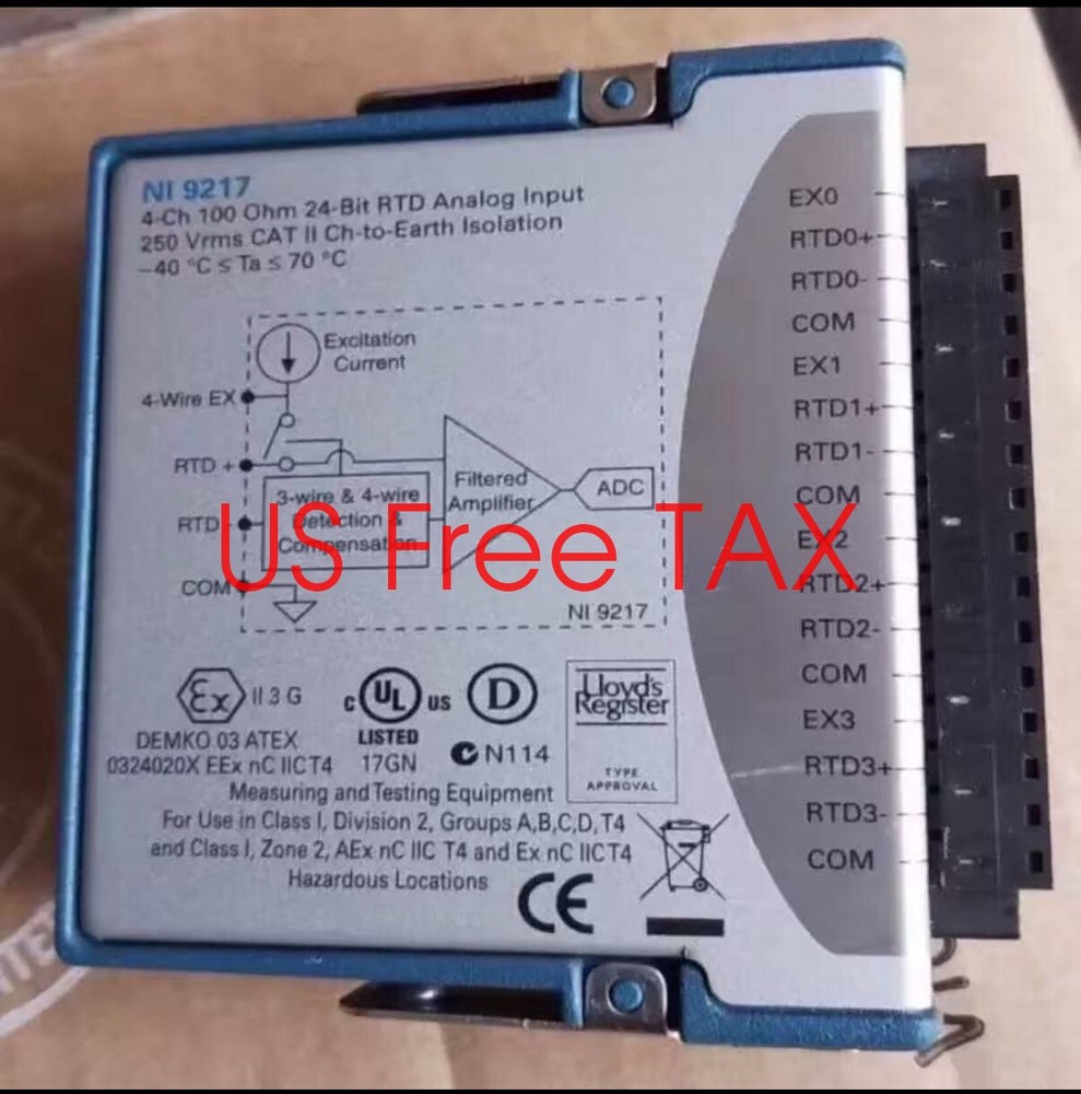 National Instruments NI 9217 cDAQ Temperature / RTD Input Module