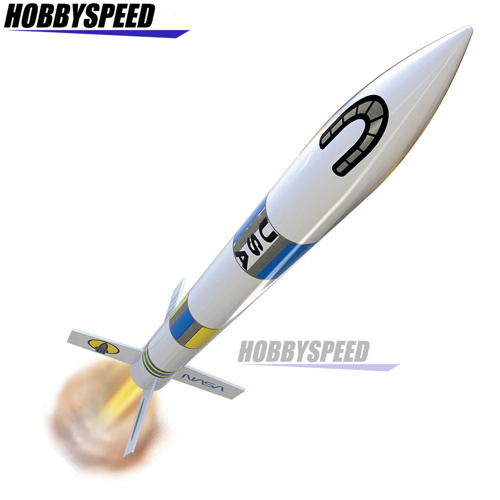 ESTES GENERIC E2X MODEL ROCKET KIT SKILL BEGINNER space rocketry EST2008 NEW