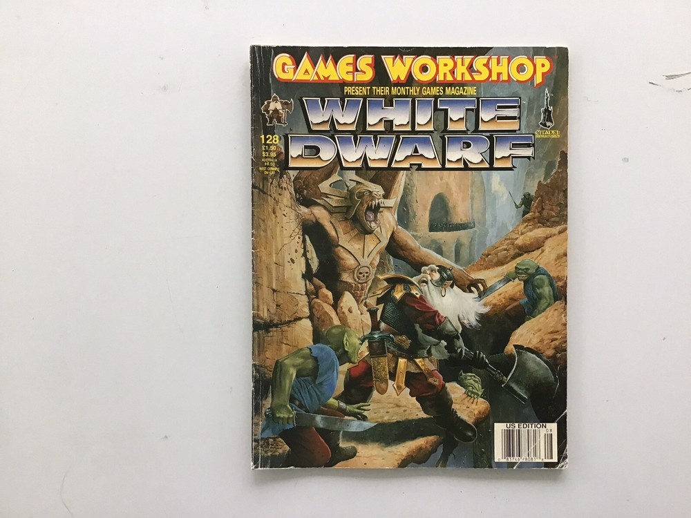 Games Workshop White Dwarf Magazine Issue 128 August 1990  Warhammer