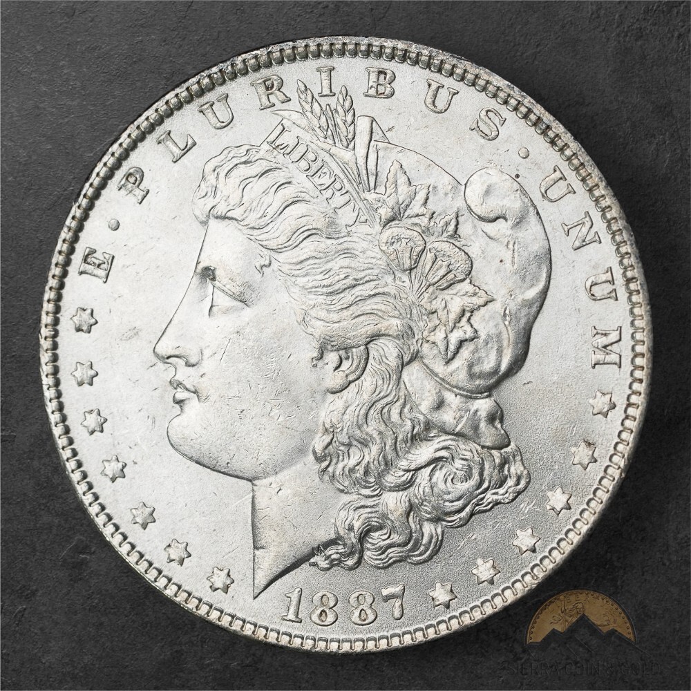 1887 Morgan Silver Dollar $1 - Philadelphia