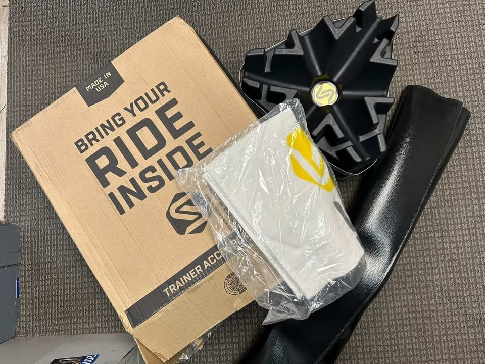 Saris Complete Accessory Training Kit Mat Climbing Block Towel for Trainer