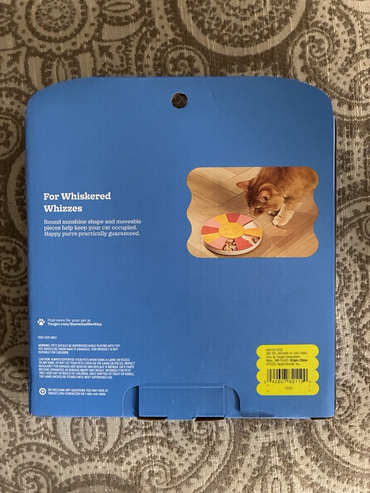 Boots and Barclay interactive cat puzzle