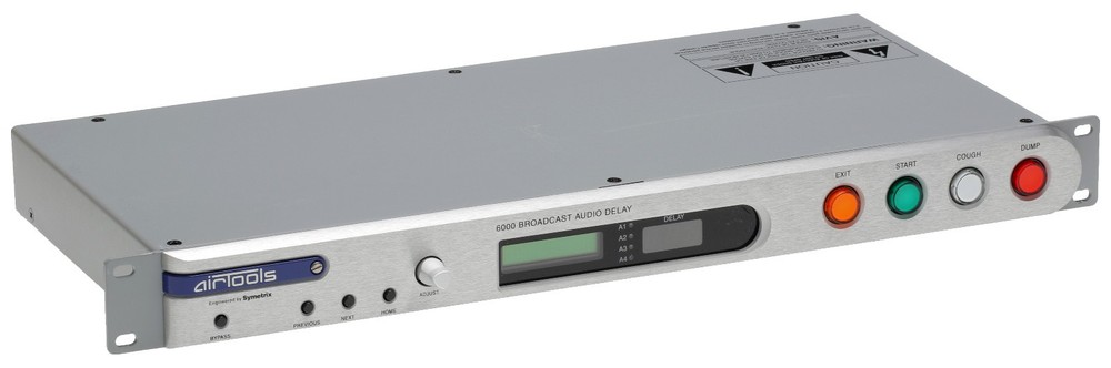 Symetrix Airtools 6000 Broadcast 40 Sec Profanity DUMP Button Delay XLR Balanced