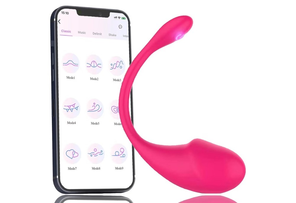 Bluetooth vibrator Remote Control Massager Portable Soft Silicone Design
