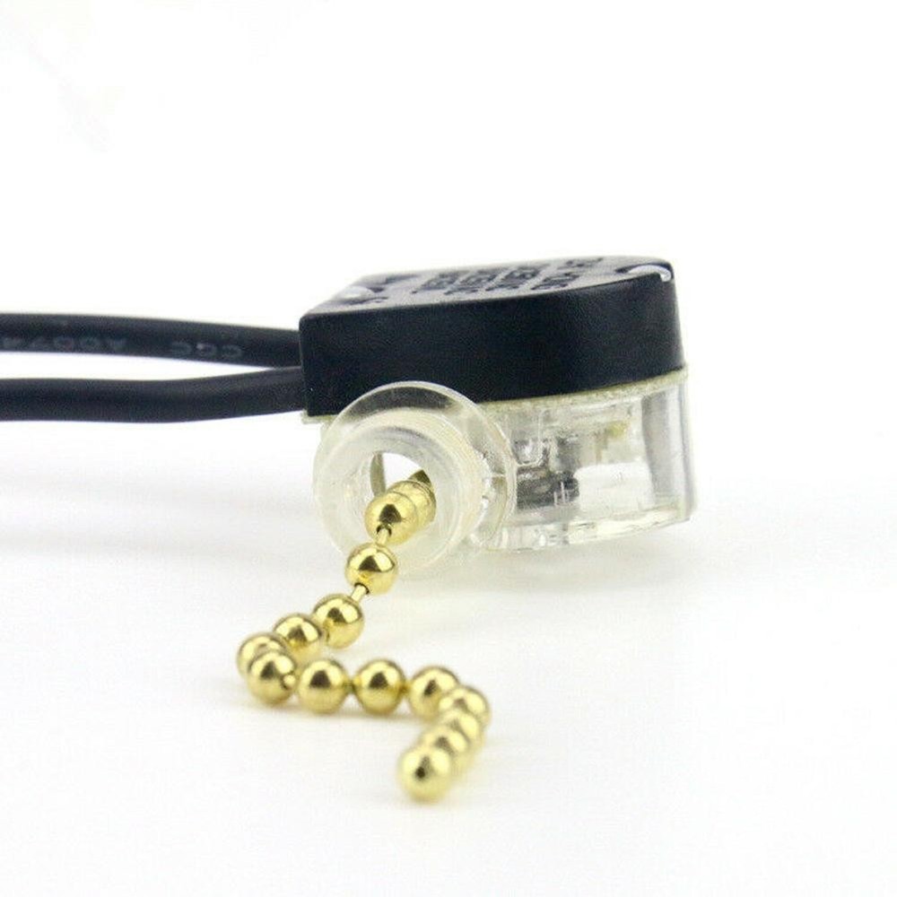 4Pcs 125V/250V 5cm/1.9" Ceiling Fan Light Wall Light Chain Type Pull Switch S
