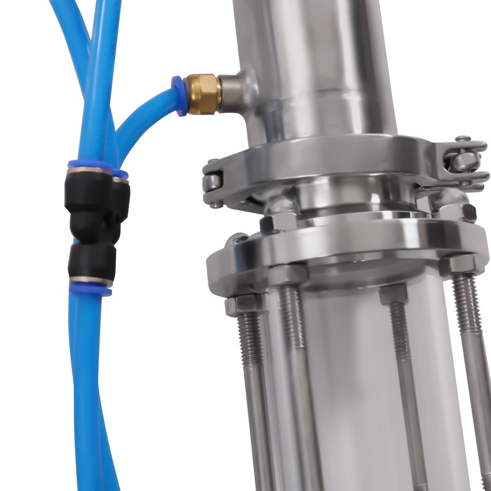 2" Stainless Still Moonshine Reflux Distilling Column Brew Wine Making Tool