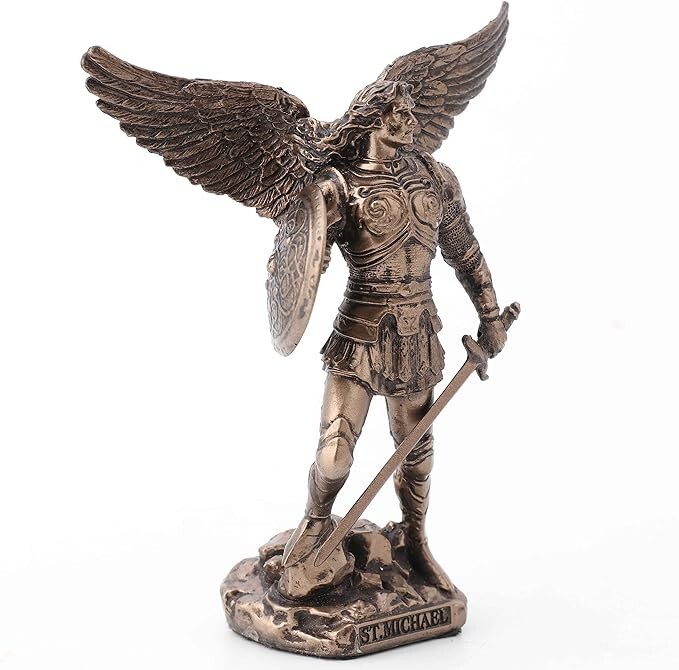 Archangel Saint Michael Polystone Statue