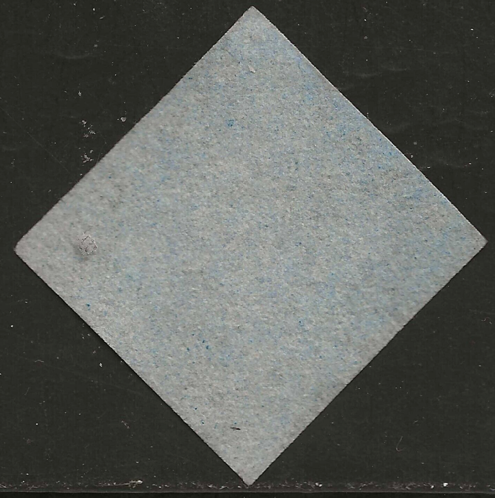 NOVA SCOTIA #2 used - THREE PENCE - blue