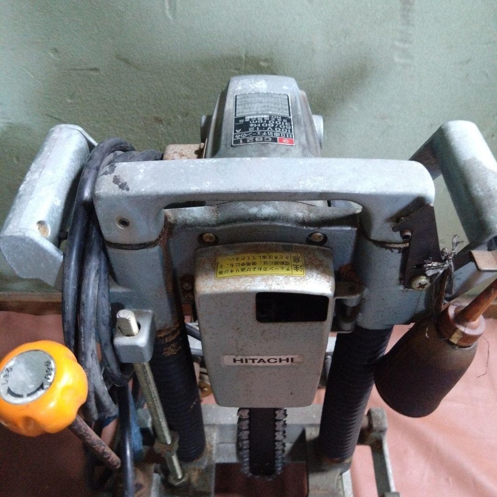 Hitachi CB21 Electric Chain Mortiser Carpenter Tool Working Japan Used