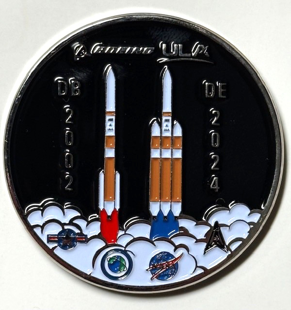 DELTA IV USAF ULA COMPLETION PROGRAM 2 INCH CHALLENGE COIN NUMBERED / 944