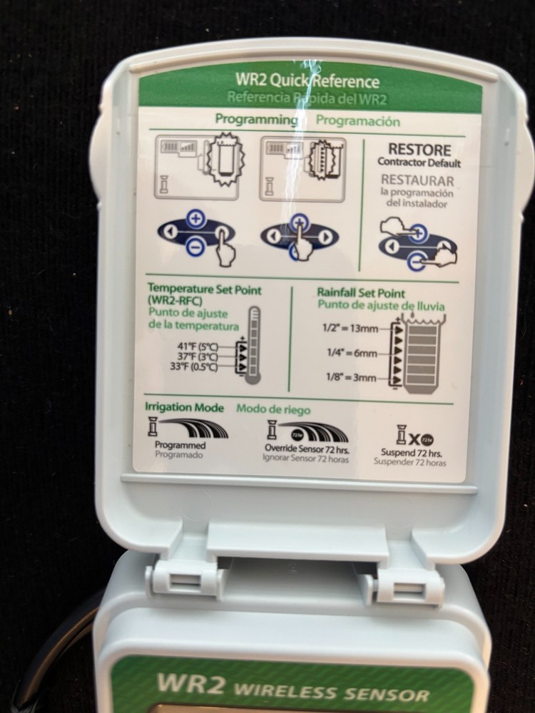 RAIN BIRD WR2 Wireless Sensor Rain Freeze Replacement Receiver "Rain Bird"