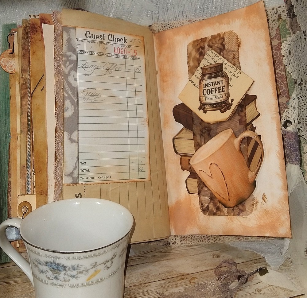 Coffee Themed Junk Journal