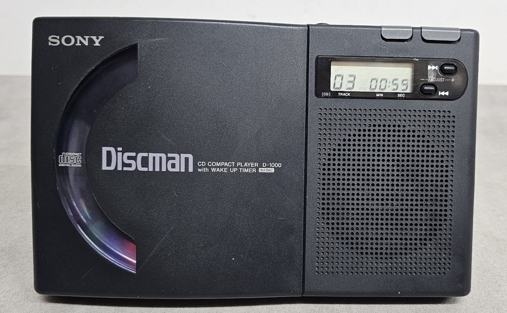 Sony Discman Cd Compact Player D-1000
