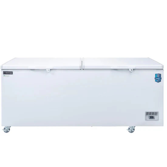 71" Solid White Commercial Chest Freezer