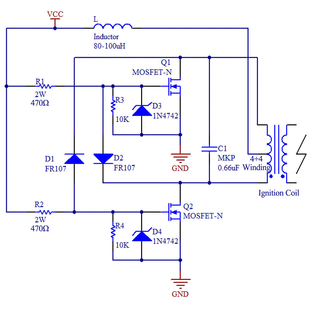 DC 12-30V ZVS Tesla Coil Flyback driver/SGTC/Marx Generator& Ignition Coil&Fan-
