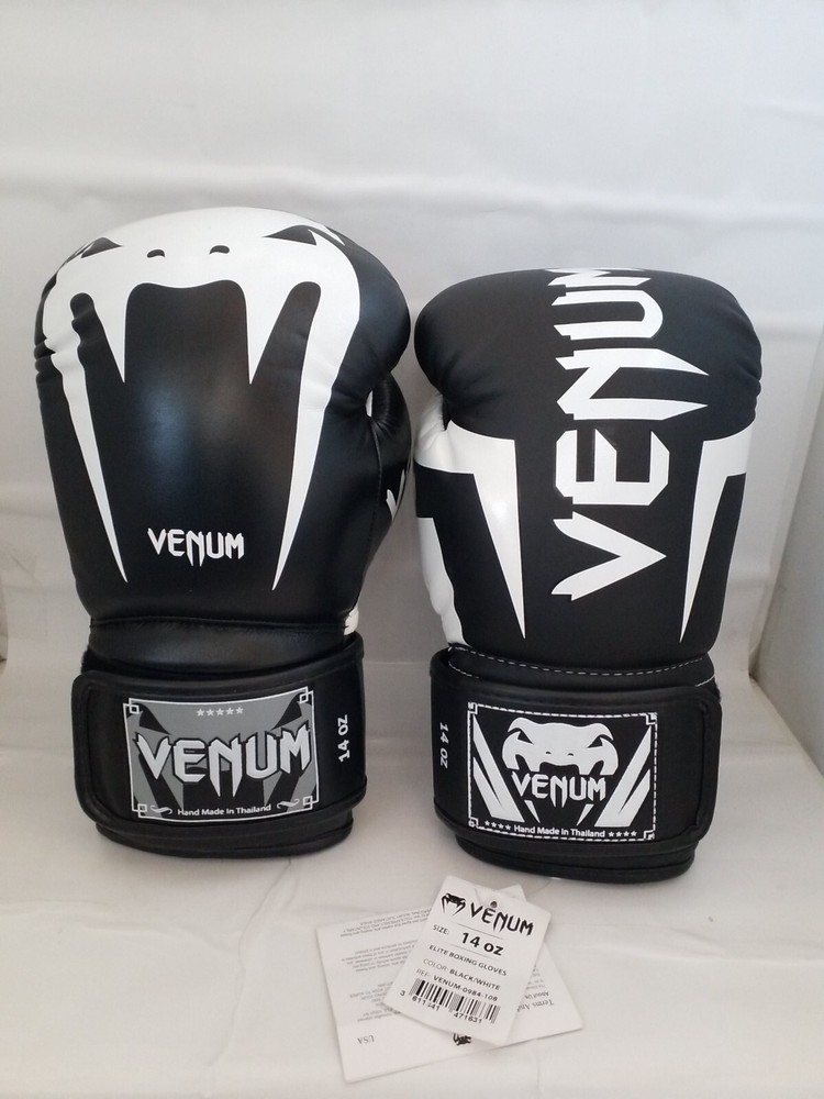 Venum Elite Hook and Loop Training Boxing Gloves