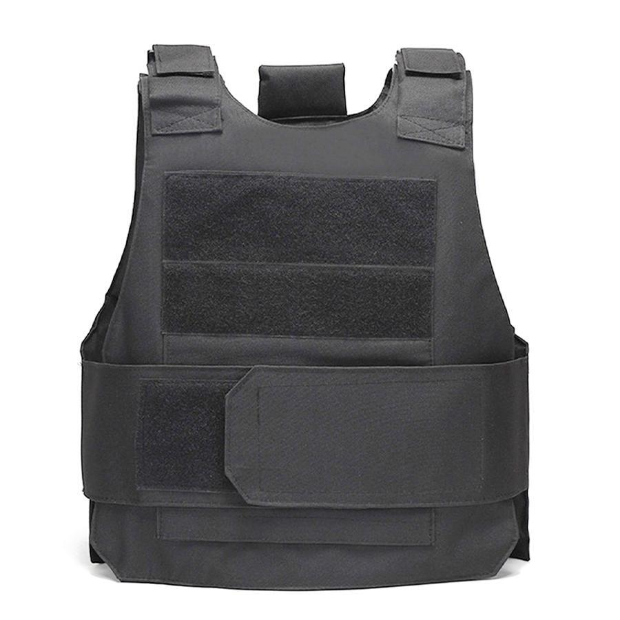 Body Bulletproof Vest Front Back Plates Armor Tactical Jacket Guard Security Kit