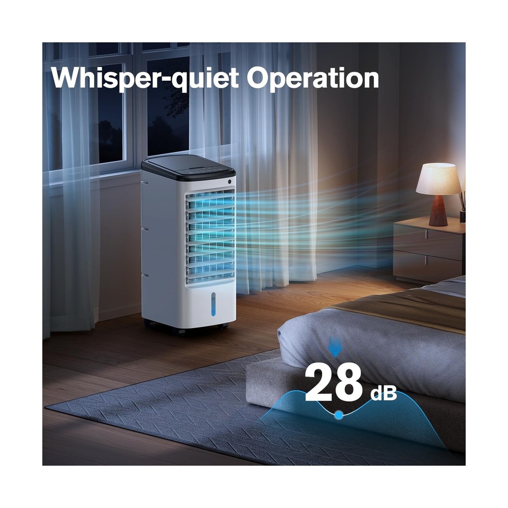 Windowless Portable Air Conditioner with Remote, FLOWBREEZE Ventless Ac Unit ...
