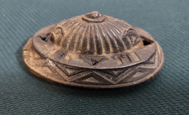 Collectible Vintage Figural Egyptian Revival Women Metal Incense Burner