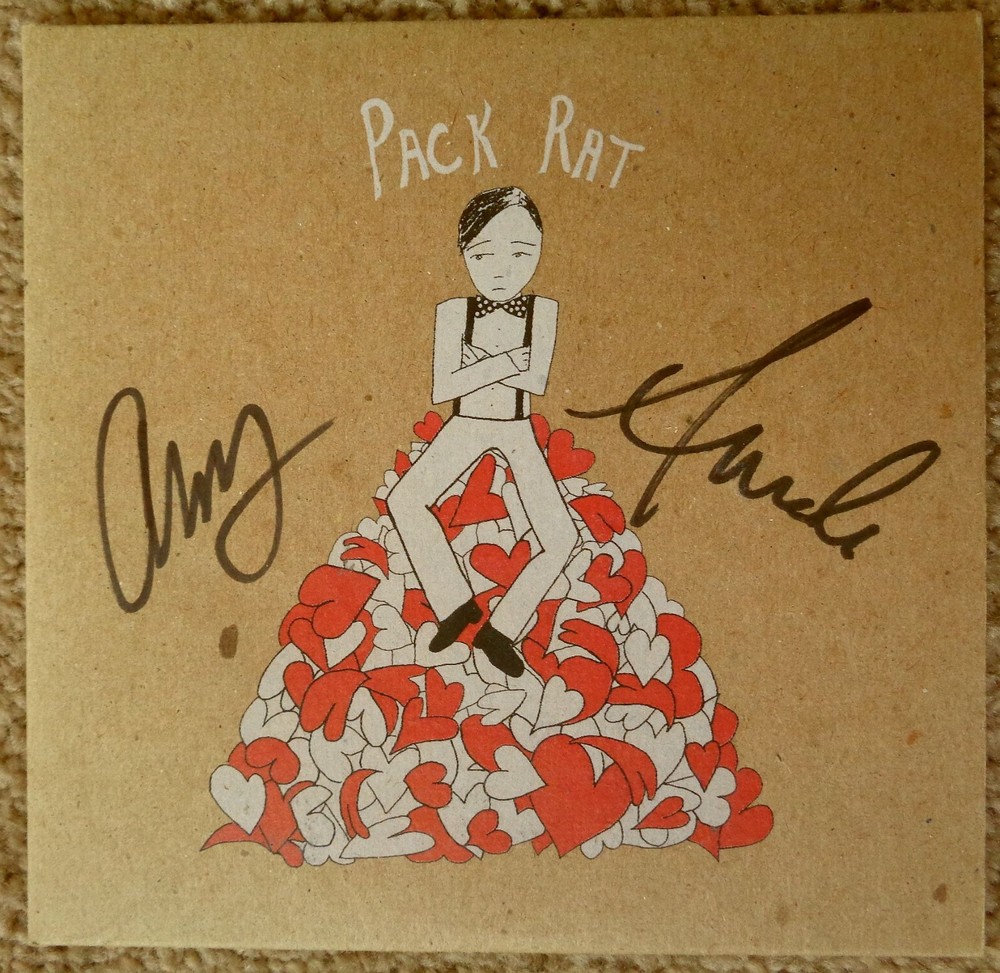 Signed DITTY BOPS CD Sleeve (CD included) 2007 Pack Rat EP Autograph By Both