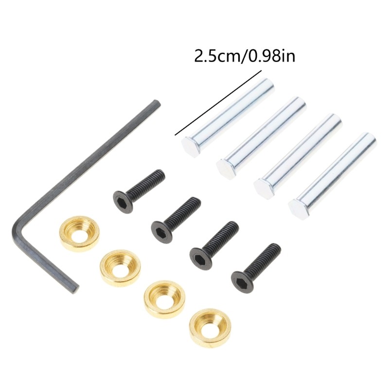 4set Flat Head Long Screws for 25mm Thickness Computer Fan Replacement Screws