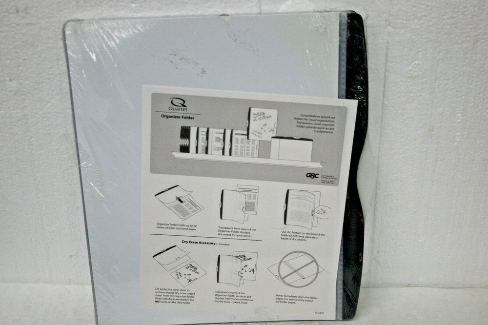 GBC Quartet organizer folders for visual Organizers 12 pack