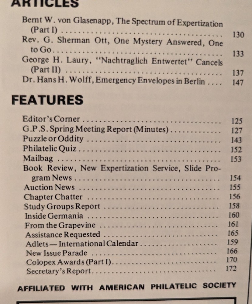 German Postal Specialist Apr 1984 Berlin Emergency Envelopes Expertization