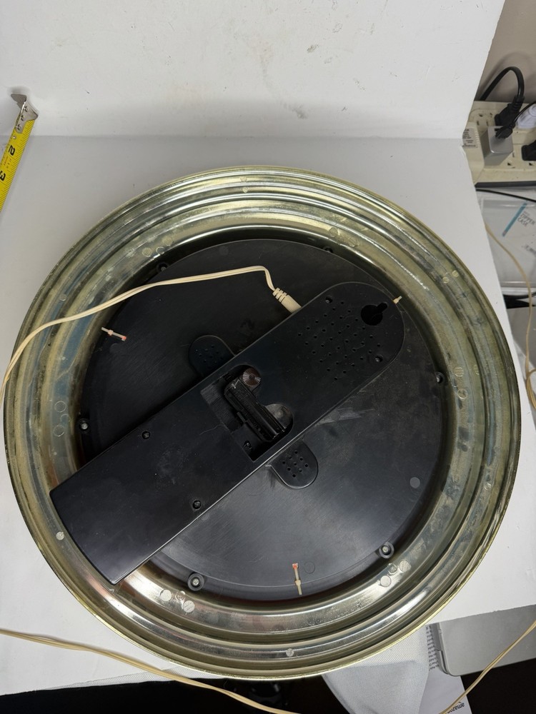 Kiss - Rock and Roll Over Wall Neon Clock ~ Red Light, 15"