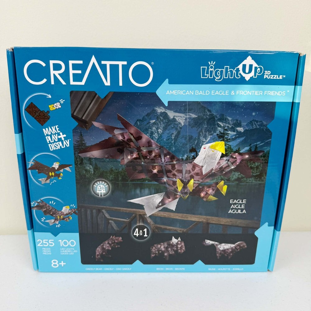 Thames & Kosmos Creatto American Bald Eagle & Frontier Friends Light-Up