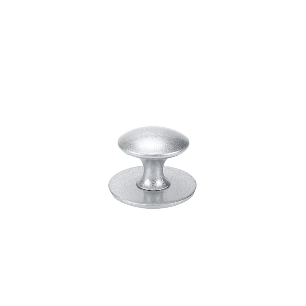 KUMGROT 1.38" Silver Self Stick Cabinet Knobs Instant Handle Helper Drawer Au...