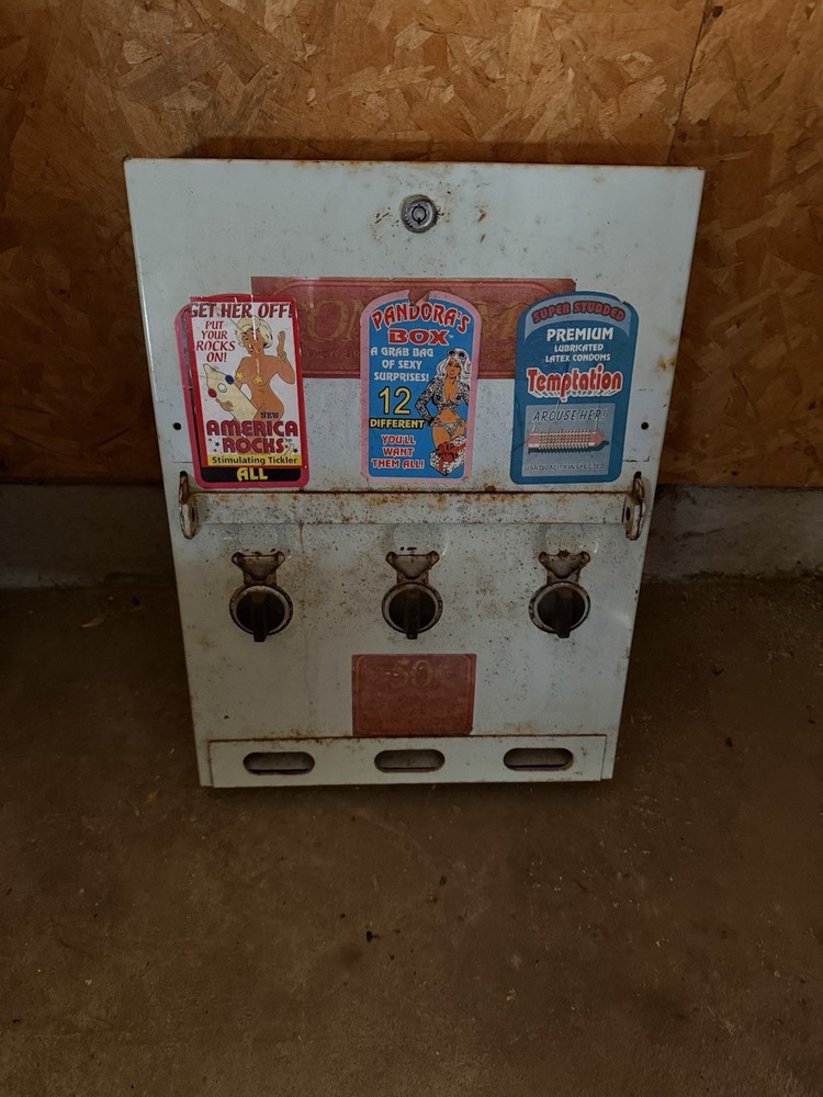 RARE Vintage 1970 Mini Condom Vending Machine