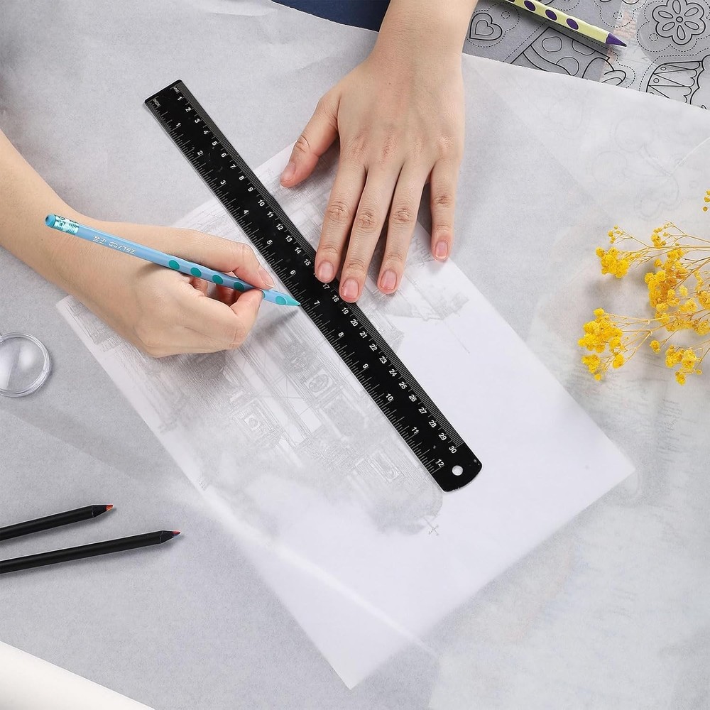 24" x 30yd White Tracing Paper Roll – Translucent Pattern Paper for Sewing