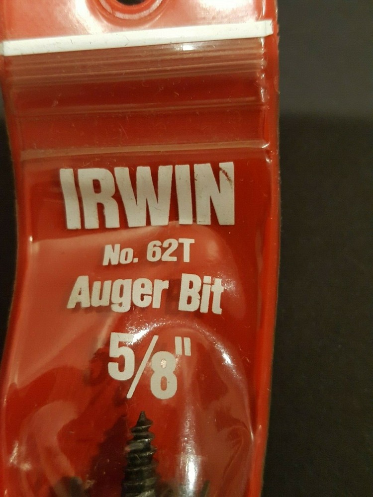Irwin No. 62T Auger Bit 5/8" NOS