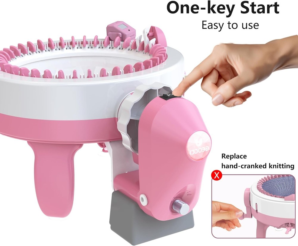 Electric Knitting Machine Adapter for Sentro 40 & 48 Knitting Machine, Automatic