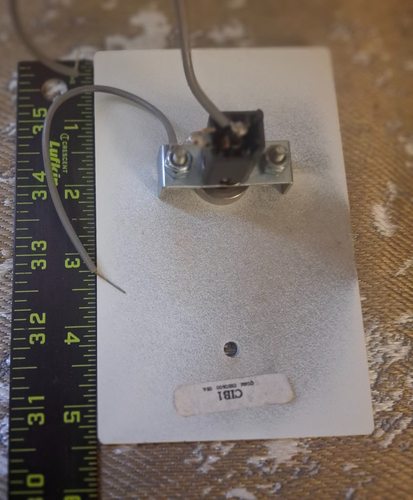 Quam Nichols CIB1 Intercom Call In Switch Push Button 2-Pack White