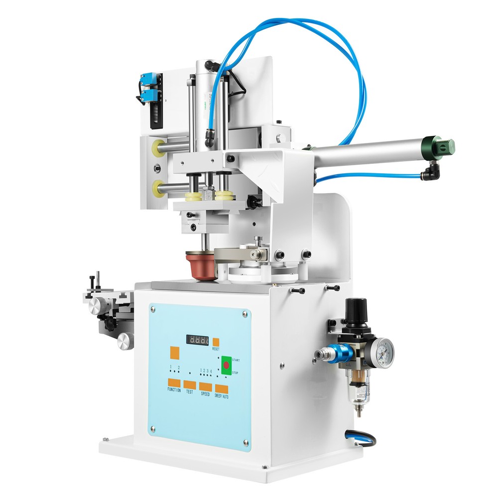 Pneumatic Pad Printing Machine Sealed Ink Pad Printer Cups Stamping Embossing