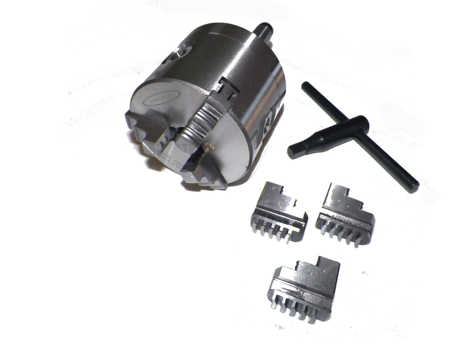 4MT 4" 3 Jaw Precision Lathe Chuck with MT4 Shank (Non-Rotating)