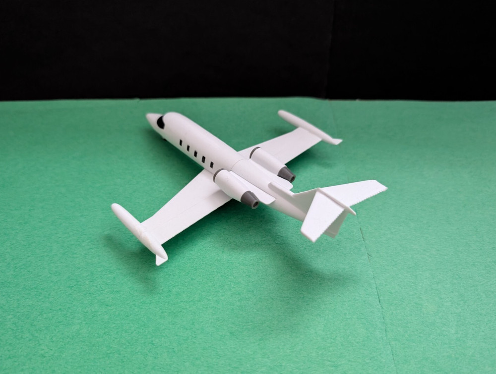 HO 1:87 scale Lear Jet Microsoft Flight Simulator Jet Bombardier business jet