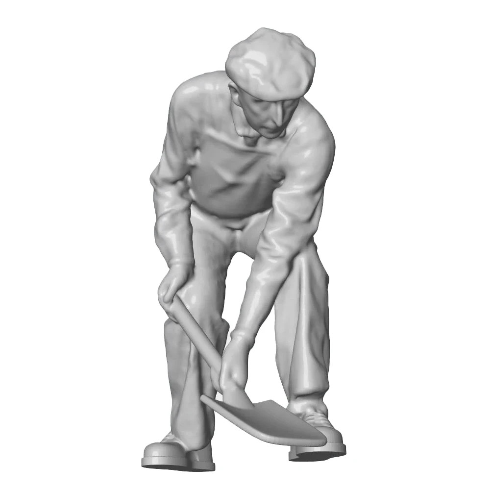 ENGINEER & FIREMAN Resin Print 1/87 HO Scale SET OF 9