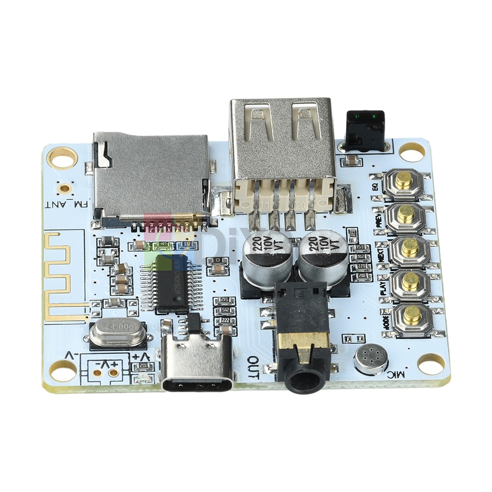 Bluetooth 5.4 Audio Receiver Board MP3 Lossless Decoder Decoding Module Type-C