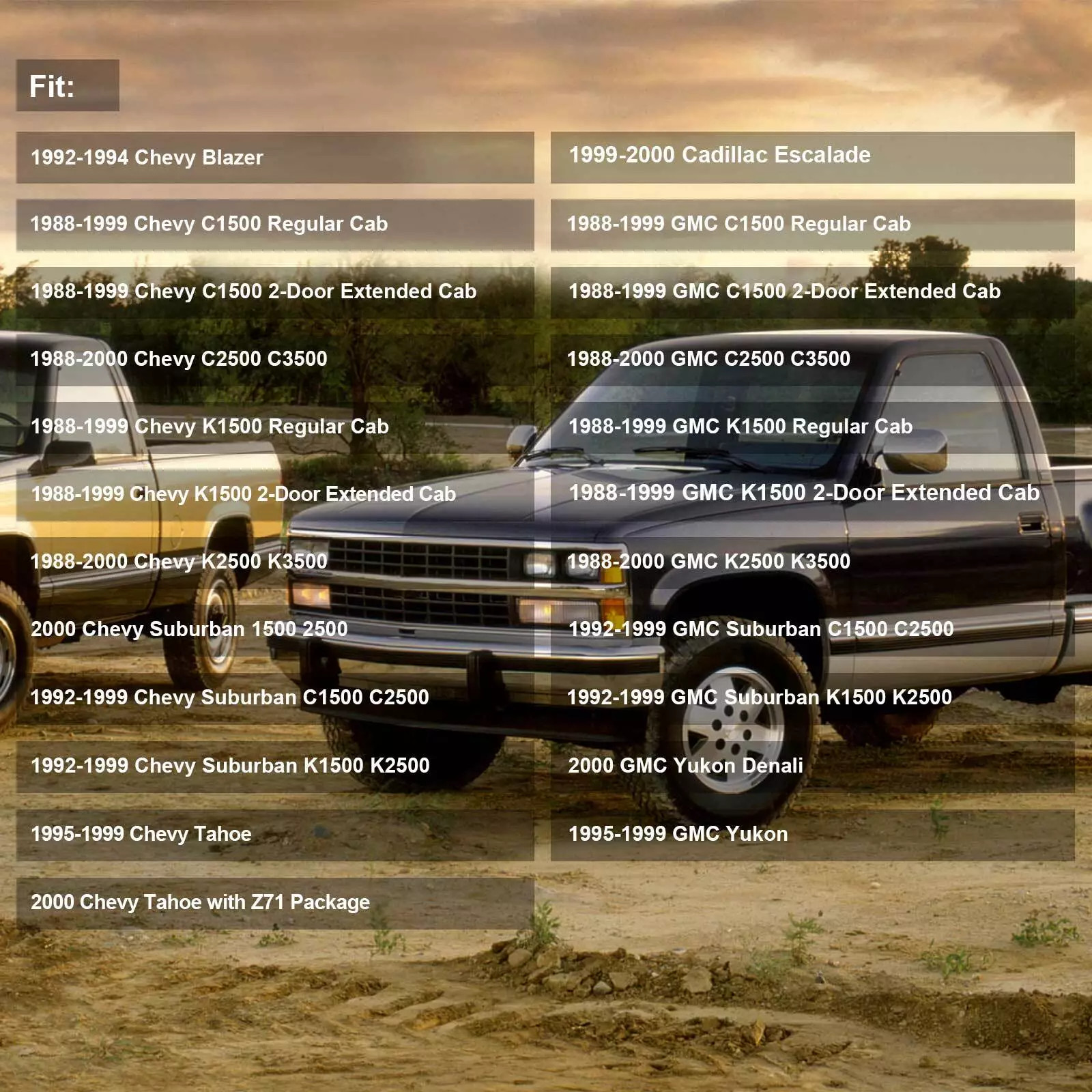 2X Rubber Door Weatherstrip Seals Set Fits Chevy GMC Suburban C/K 1500 2500 3500