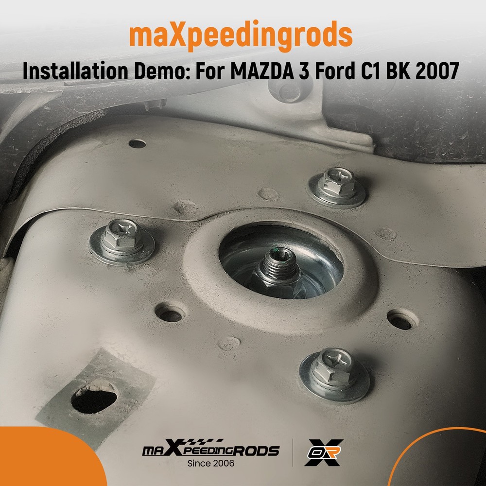 Pair Front Quick Complete Struts w/Coil Spring For 2004-2013 Mazda 3 172264 2.3L