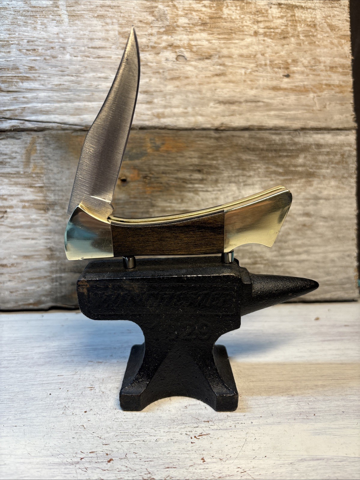 1992 Case XX USA 58L SS Mako Lockback Folding Hunting Knife w/ Leather Sheath