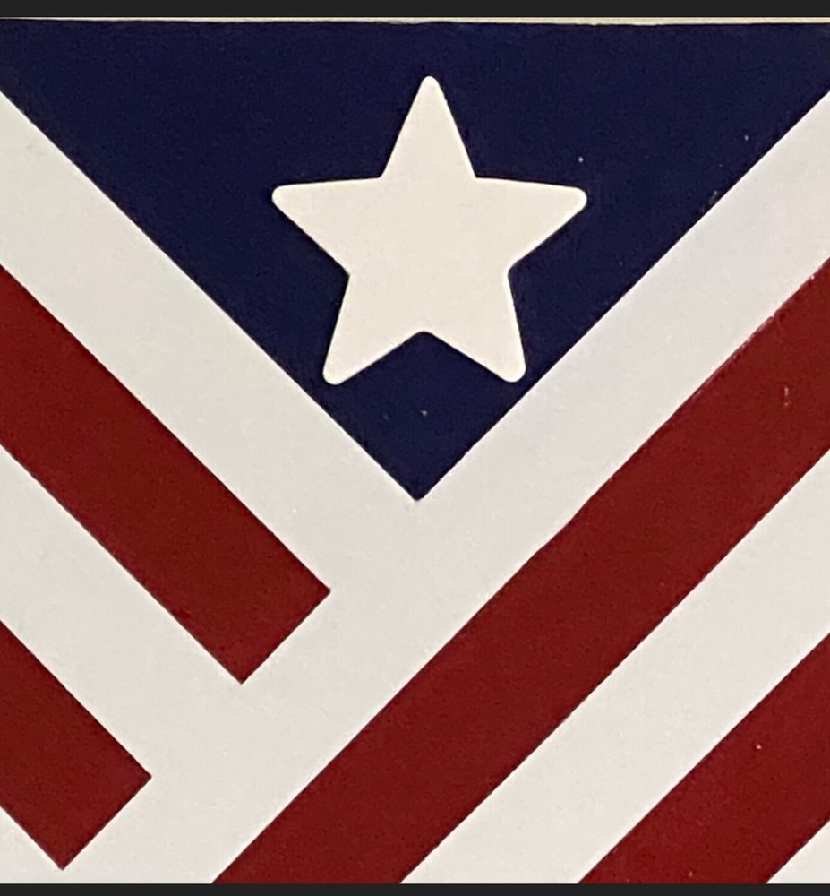Folded Flag Barn Quilt (12”)