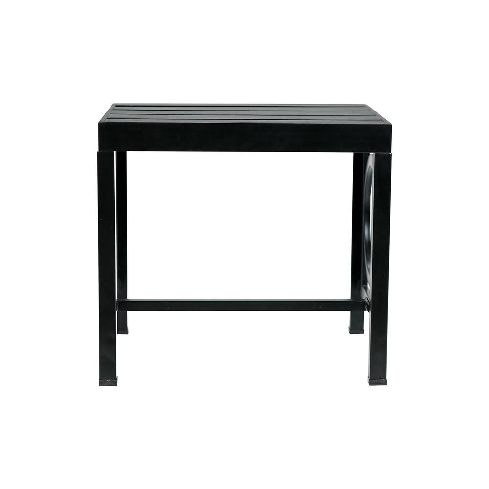 Grammercy Outdoor Side Table - Black